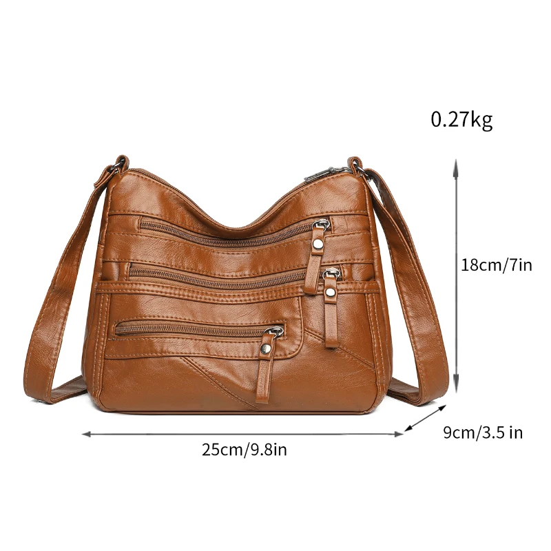 

Women's crossbody bag, adjustable shoulder strap, zipper closure, crossbody bag, suitable for travel and leisure