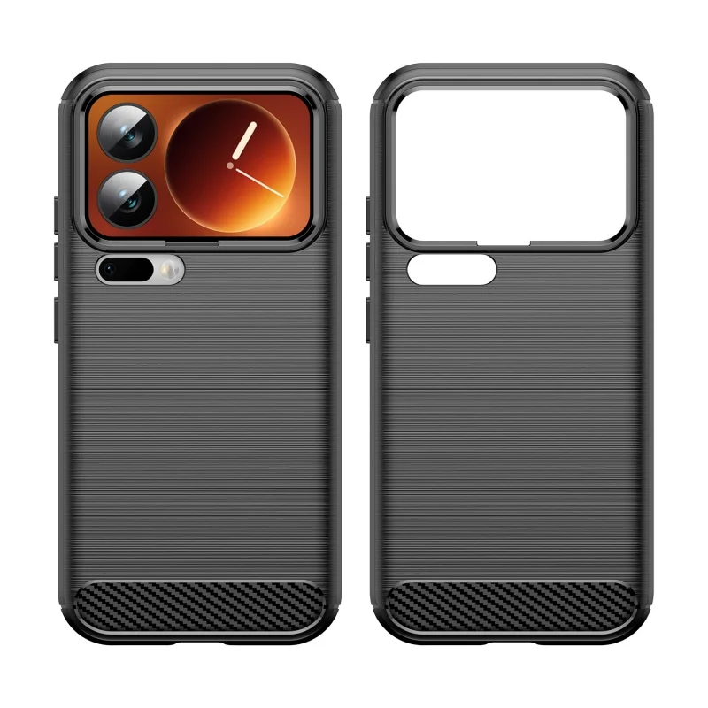 حافظة لهاتف Xiaomi Mi 17 Pro Max حافظة لهاتف Xiaomi 17 Pro Capa مقاومة للصدمات درع ممتص للصدمات من ألياف الكربون خلفي من البولي يوريثان الناعم Fundas Xiaomi 17