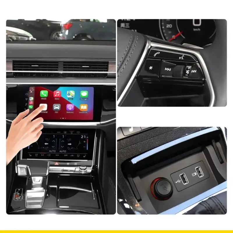 

SZCH Беспроводной адаптер Carplays Автомобильный адаптер Carplays Dongle Plug and Play USB-соединение Автомобильный адаптер