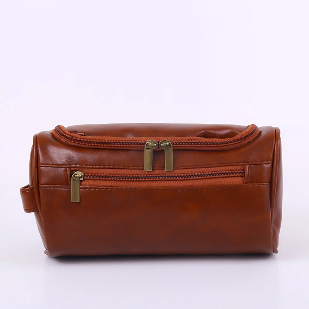 

Waterproof PU Toiletry Bag for Women and Men Large Capacity Portable Travel Makeup Storage Organizer