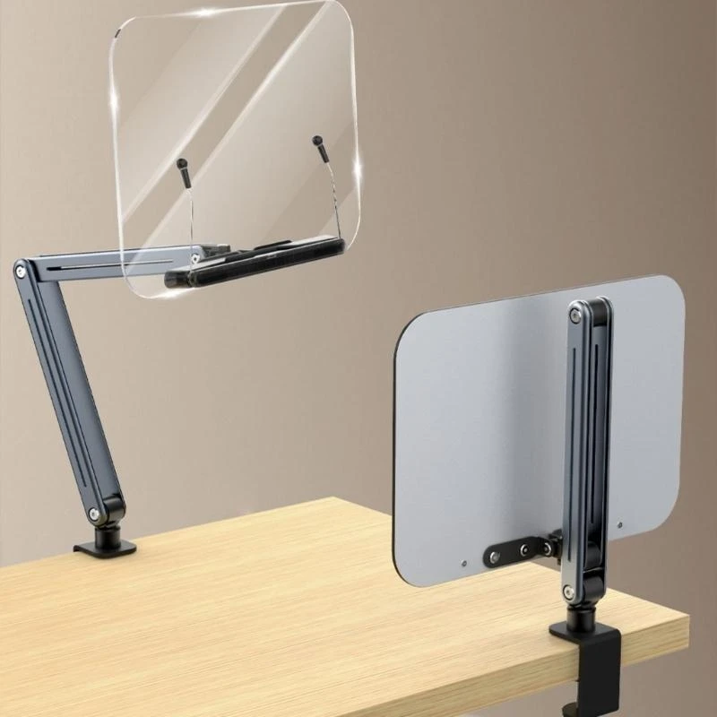 MultiAngle Swivels Laptop Support Arm Mount, Ergonomic Reading Mount with Clip for Tablets and Notebook with Clip