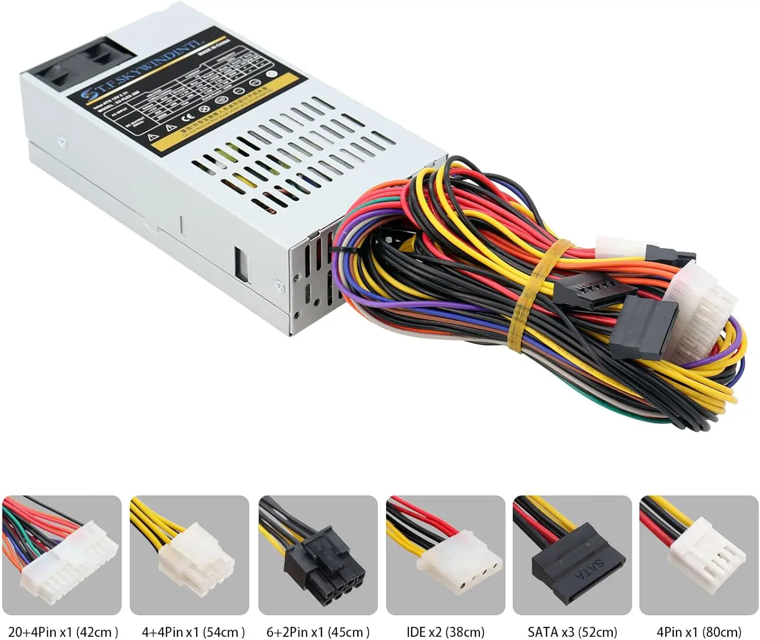 

Блок питания 300 Вт Mini ITX Flex ATX Блок питания компьютера для POS IPC-сервера Настольный ПК Подходит для небольшого формата-фактора