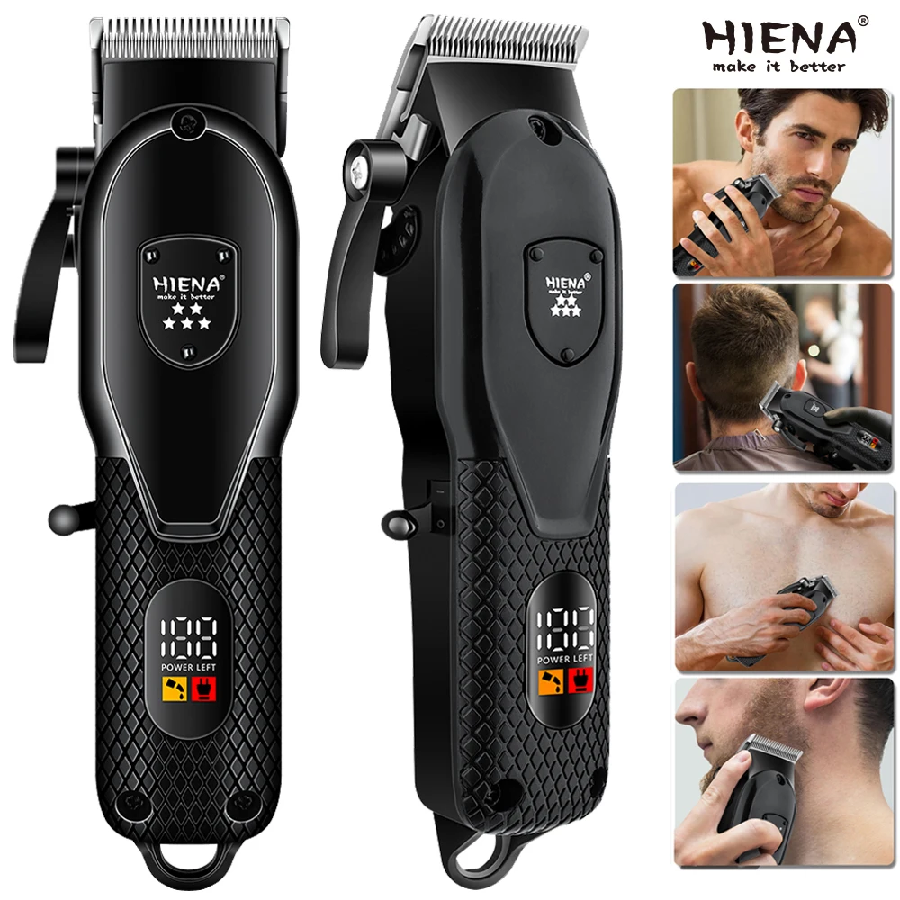 Professional Barber Electric Hair clipper LED display screen UBS charging Trimmer Powerful electric hair clipper trimmer tool