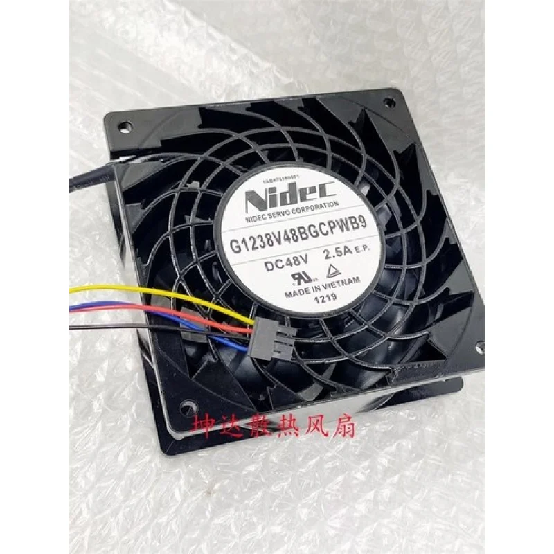 C for    NIDEC G1238V48BGCPWB9 12038 DC48V 2.5A 12CM 4-Wire High Airflow Cooling Fan