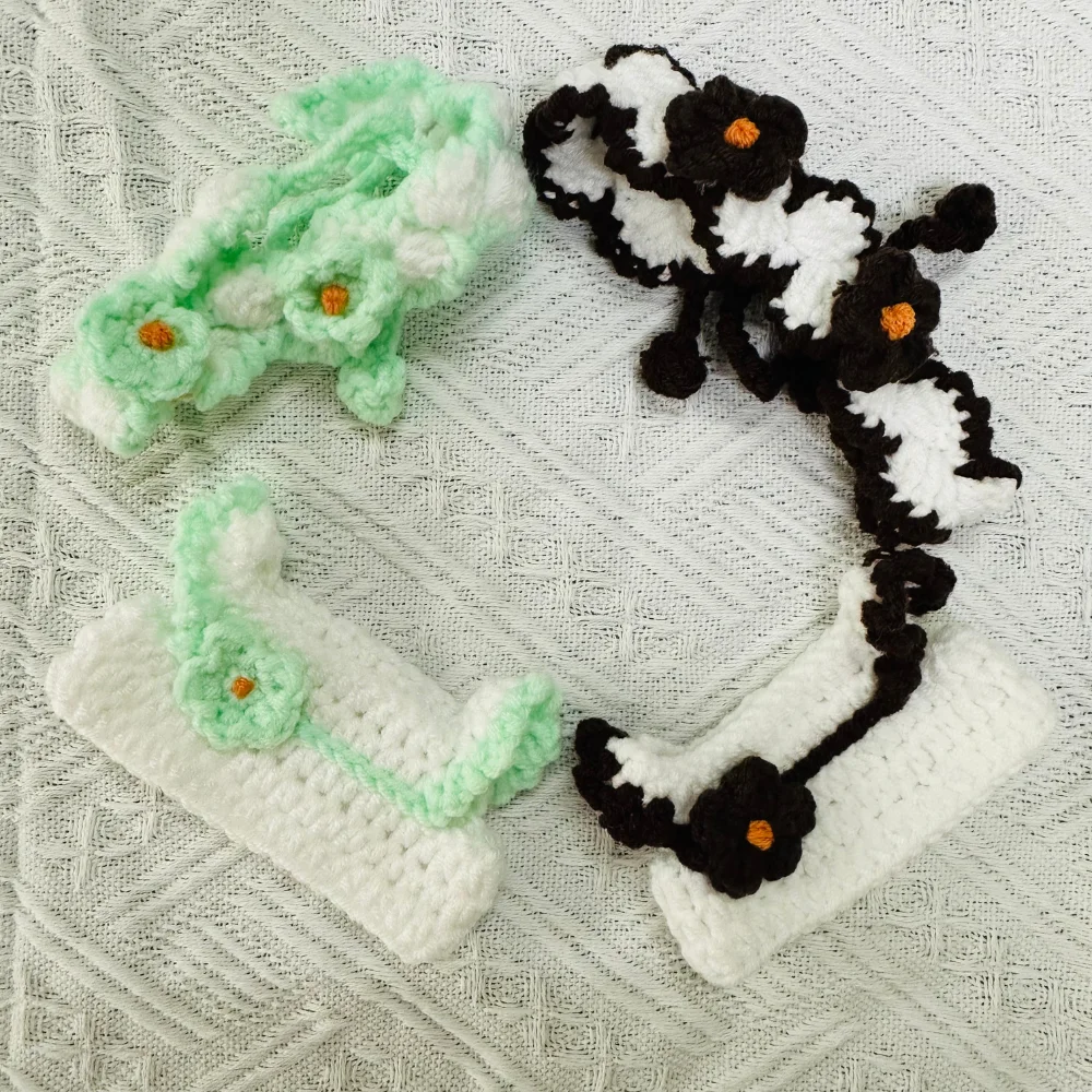 Vêtements de poupée originaux faits à la main, pull tricoté à la main, 17cm-15cm