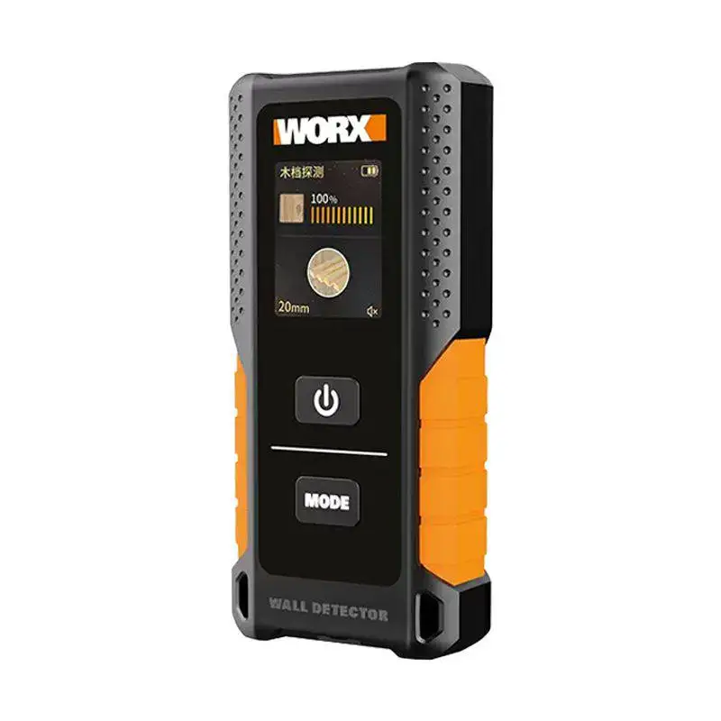 New Youpin Worx 3in1 Multifunctional Wall Detector Metal Wood & Amp AC Wire Finding Digital Display USB Detector Tools WX085