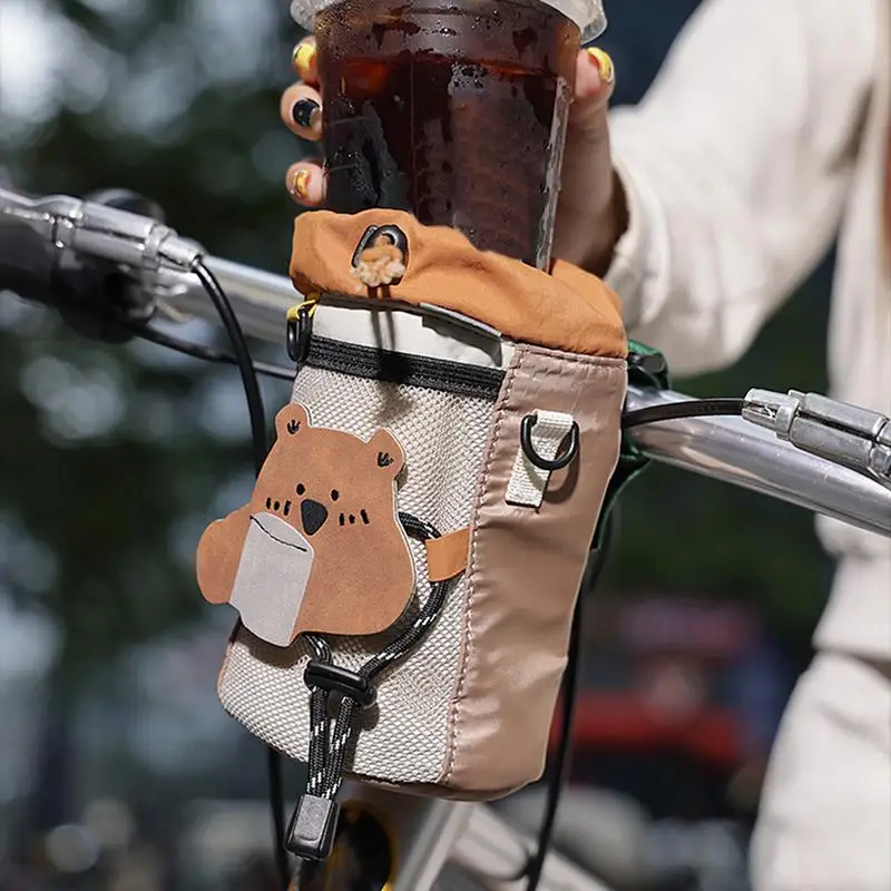 

Bike Water Bottle Holder Cup Pouch Waterproof Insulated Bottle Pouch Bag for Mountain Road Bike Scooter Wheelchair Camping