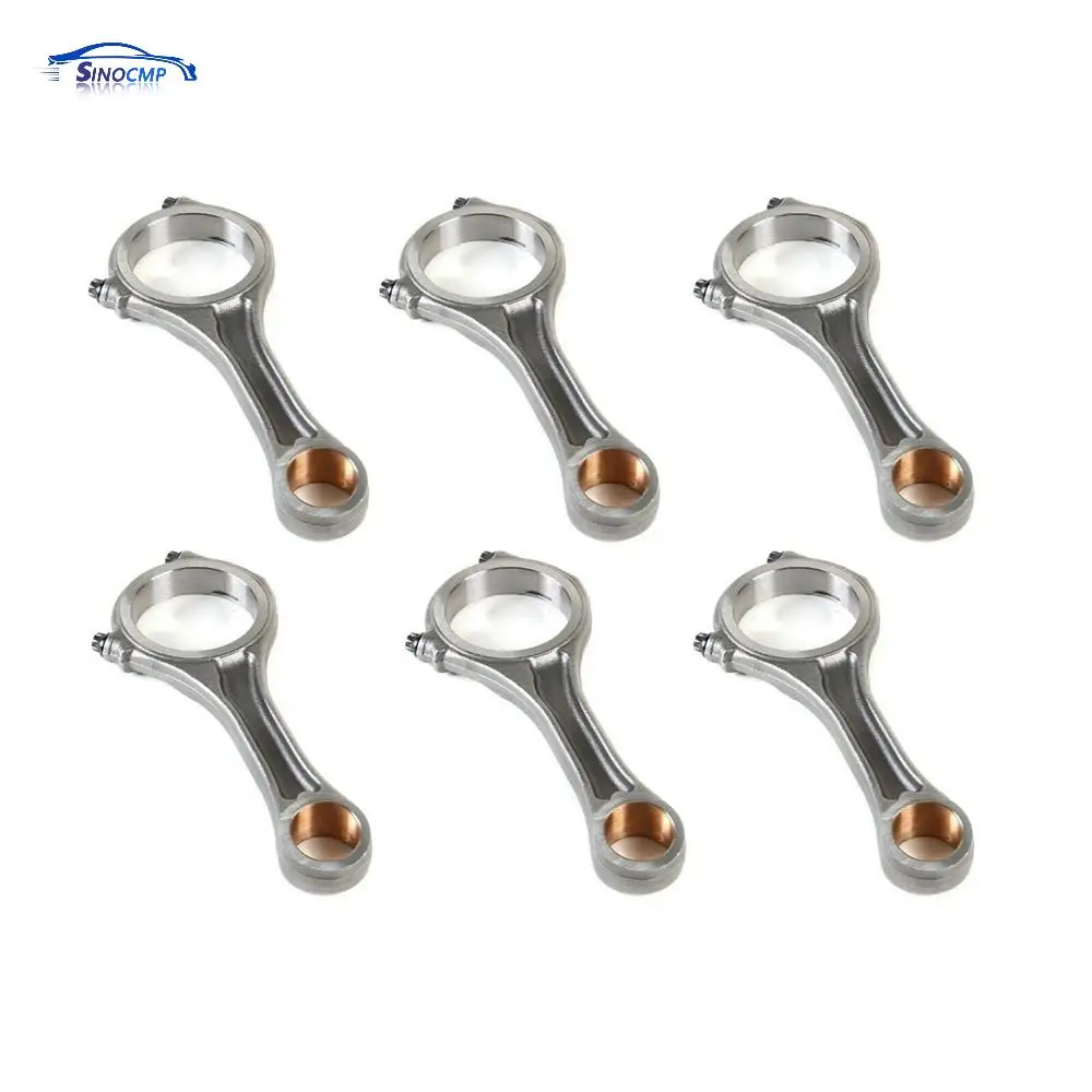 

6 PCS 059198401F 95510397510 059105401AE Connecting Rods Fit For 2007-2016 VW Touareg Phaeton Audi A4 A5 A6 Q7 3.0 TDI Car Parts