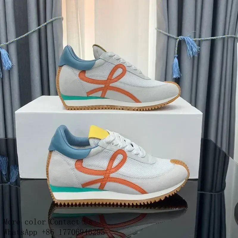 حذاء رياضي للرجال على الموضة لعام 2025 حذاء رياضي بمصمم من النايلون برباط علوي من المطاط الناعم ونعل مموج من المطاط العليلي #6