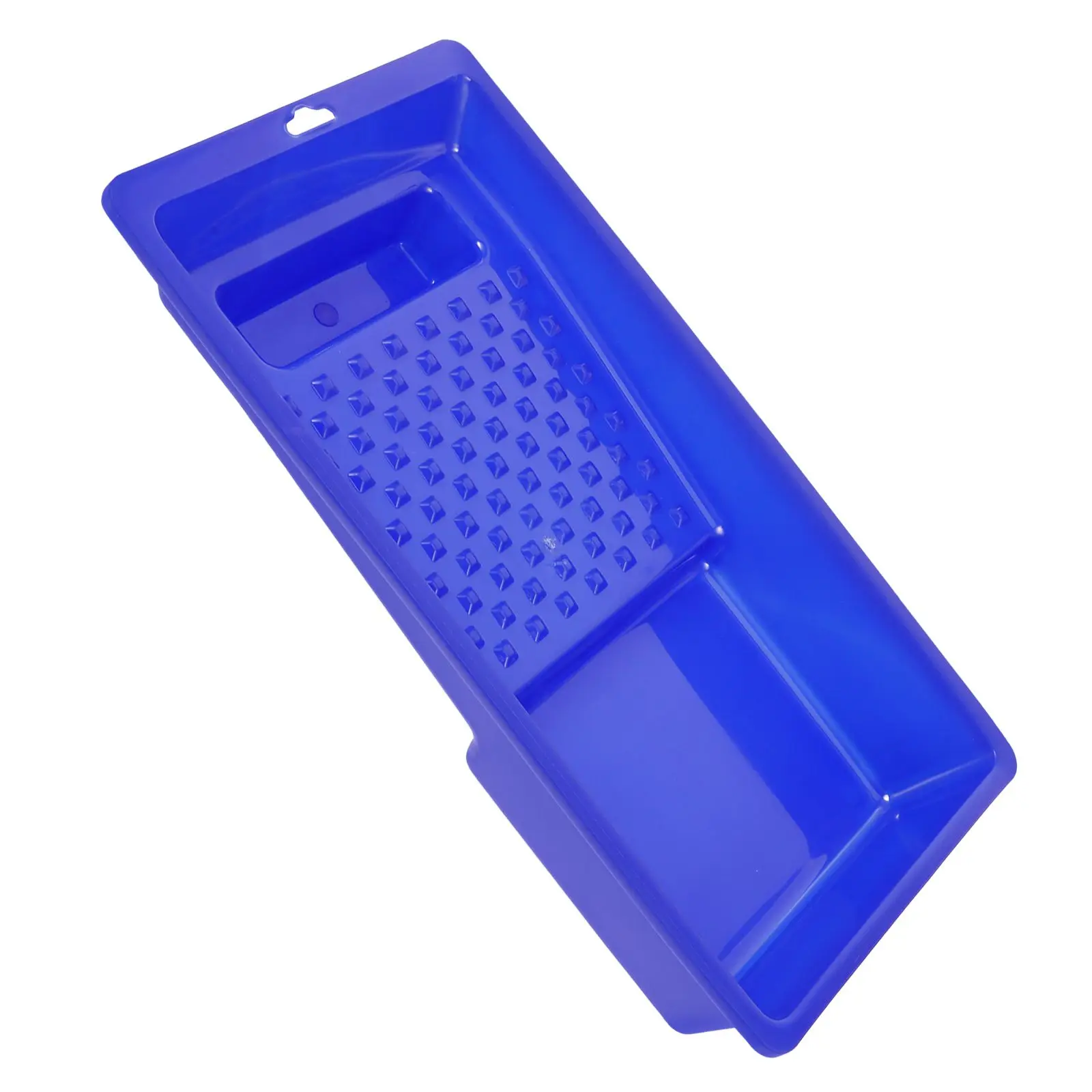

4 Inch Blue Paint Roller Tray Plastic Wall Paints Tray Colors Mixing Tools Paint Storage Firmness Practical Use