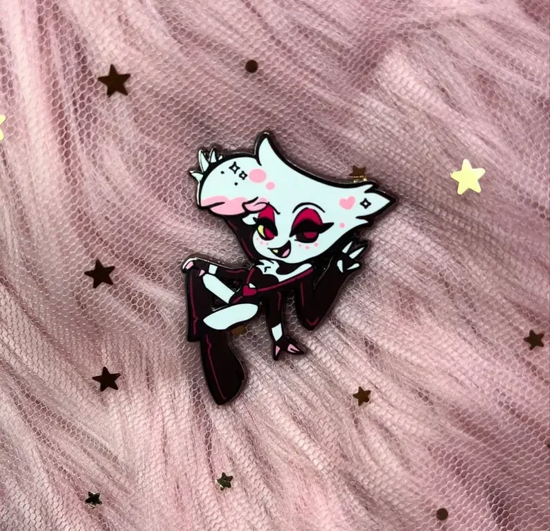 Alastor-Lucifer Morningstar Hard Enamel Pins