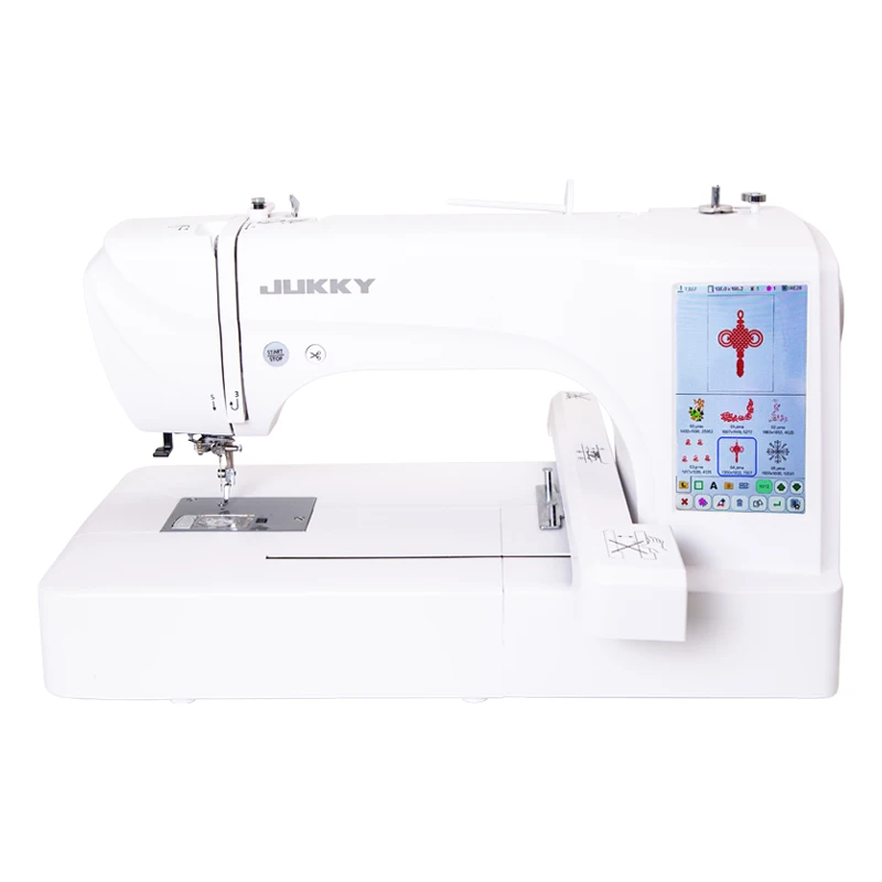 

ES6 Home Computerized Embroidery Machine Sewing Machine with built-in 312 types and 7 LCD screen support custom pattern input