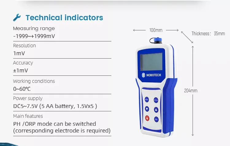 Portable Fluorescence Dissolved  Meter Water Quality  Detector Fish Pond Aquaculture Sewage