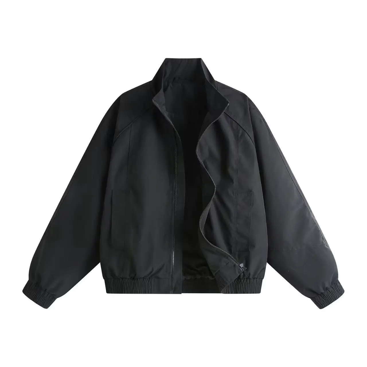 

American Style Men's Outdoor Soft Shell Jacket Spring Flight Vest Stand Collar Top Fashionable Versatile Waterproof Jacket