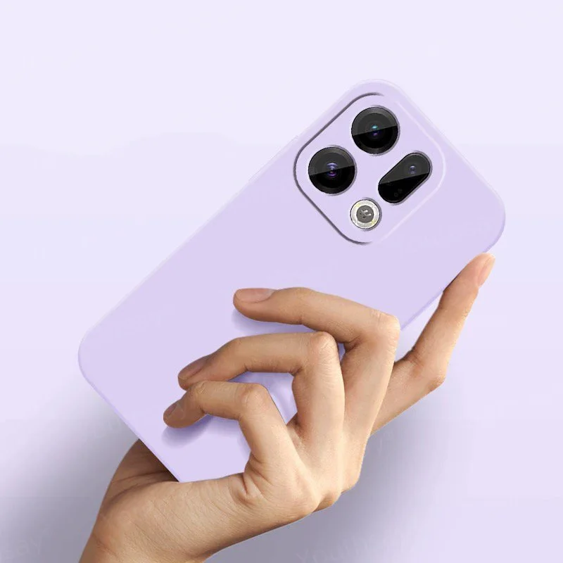 For OPPO Find X9 Case For OPPO Find X9 Pro Cover Funda Coque Original Liquid Silicone Soft TPU Phone Bumper OPPO Find X9