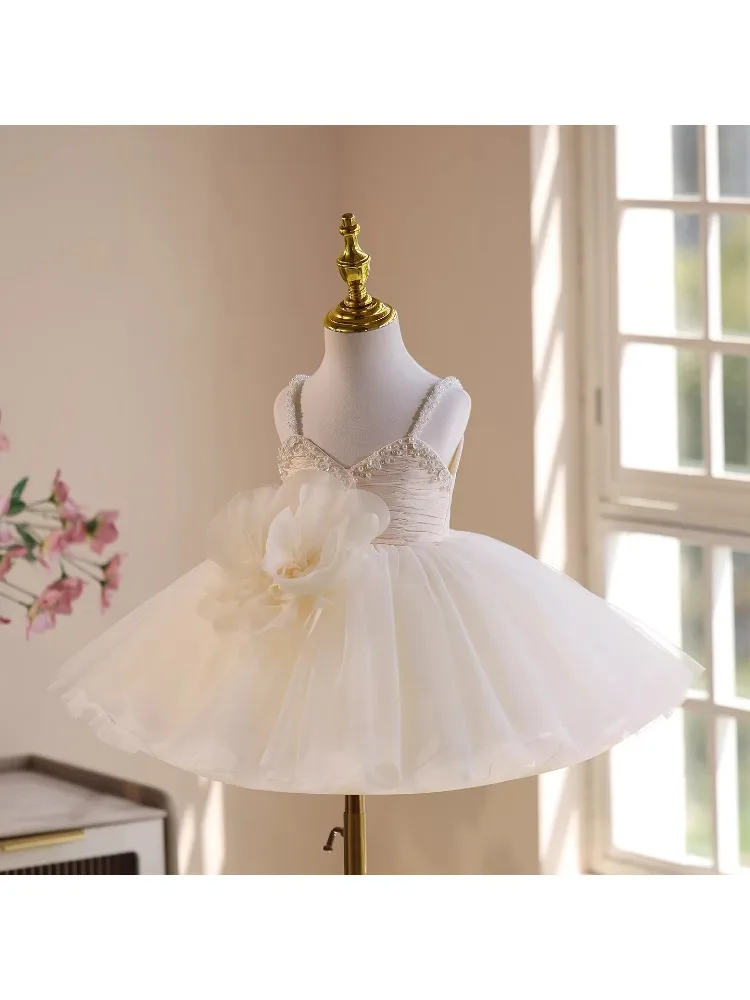 Neues Kinder-Ballkleid für Gastgeberinnen, Klavieraufführungen, Geburtstage, Hochzeiten, Blumenmädchen A5024 Großhandel Mädchen-Abendkleider – Detail 5