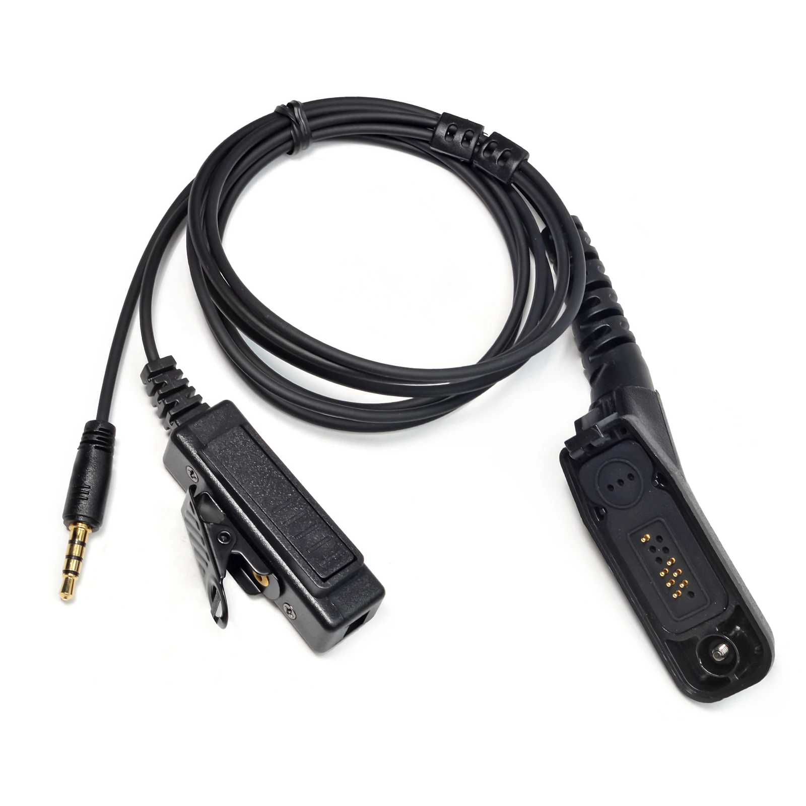

Multi-pin to 3.5mm Audio Adapter with PTT & Mic (Push to Talk)Compatible for Motorola Radios APX 8000/7000/4000 XPR 7550e/7580e