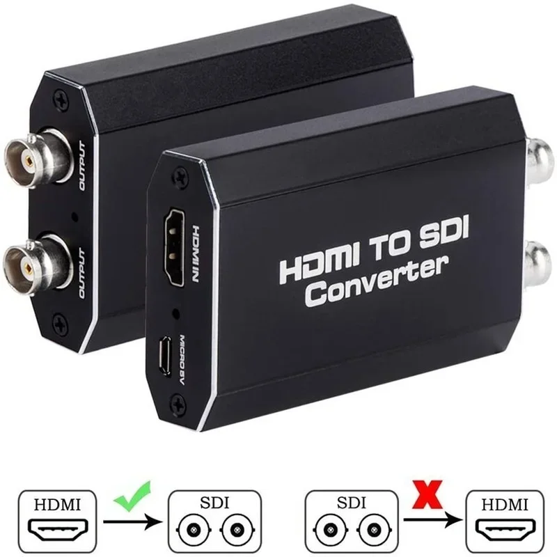 Convertitore audio integrato HD/SDI, da SDI a HD/HD a SDI, da HD a 3G - Convertitore SDI/HD 1080p con cavo dati