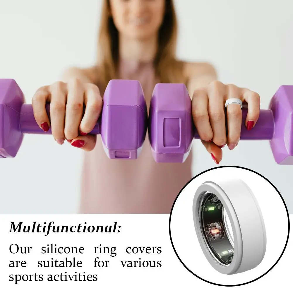 For Oura Gen 3 Case Cover Smart Silicone Elastic Protective Case Scratch Sweat-resistant Protector Accessories