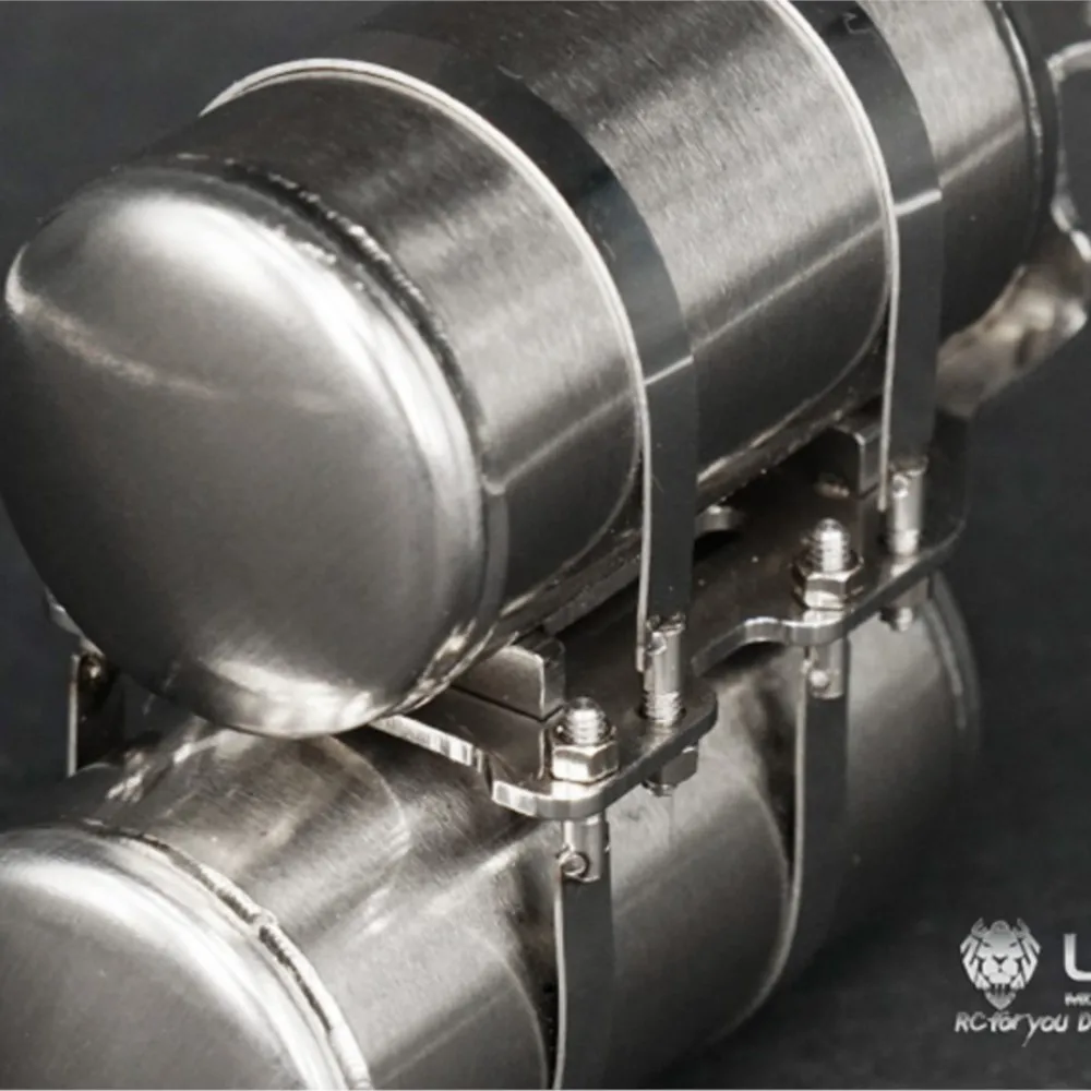 ถังลมโลหะ LESU 1/14 สำหรับรถบังคับวิทยุ DIY TAMIYA 3348 รถบรรทุก รถดัมพ์ อะไหล่รถโมเดล รีโมทคอนโทรล อุปกรณ์เสริมสำหรับรถก่อสร้าง