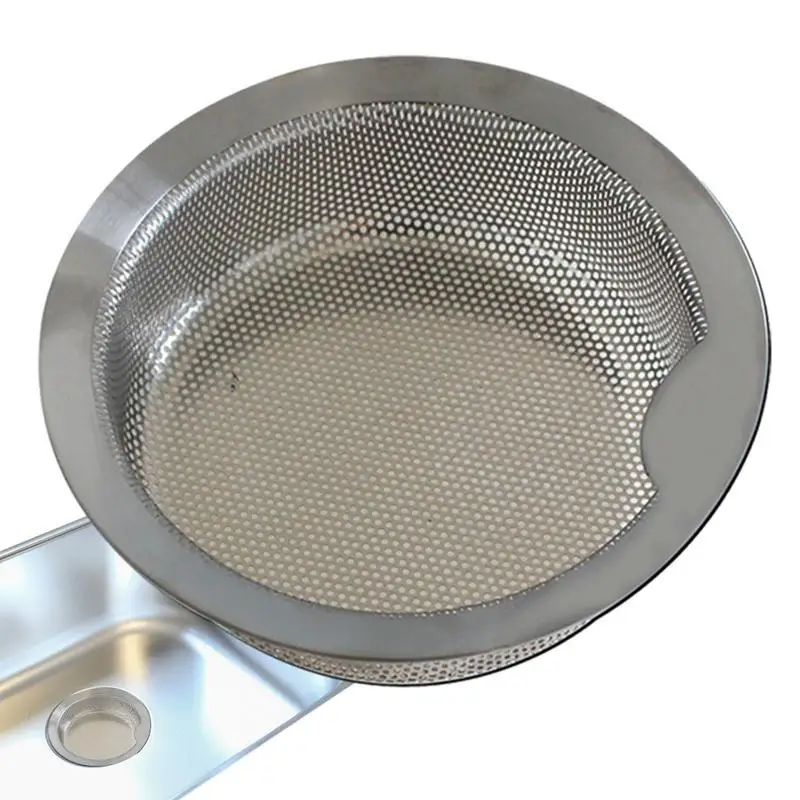 Kitchen Sink Drain Strainer Stainless Steel Basket Strainer Heavy Duty Strainer For Bathroom Sink Utility Slop Laundry RV And