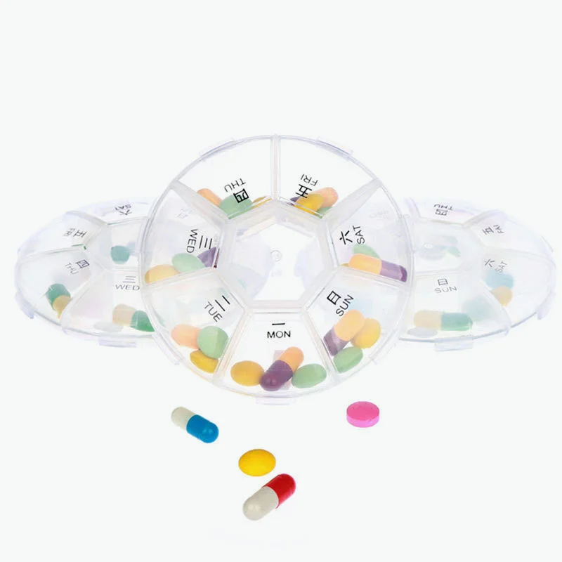 Splitter Medicine Pill Holder Tablet Cutter Splitter Divider Pill CaseMedicine Pill Cutter Box Portable Drug Box Useful Grinder