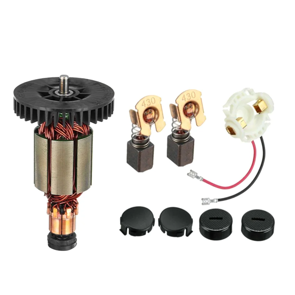 Angle Grinder Motor Armature 619218-8 Brush Holder Cap Brushes CB430 For Angle Grinder BGA452 DGA452 Cordless Lithium Ion