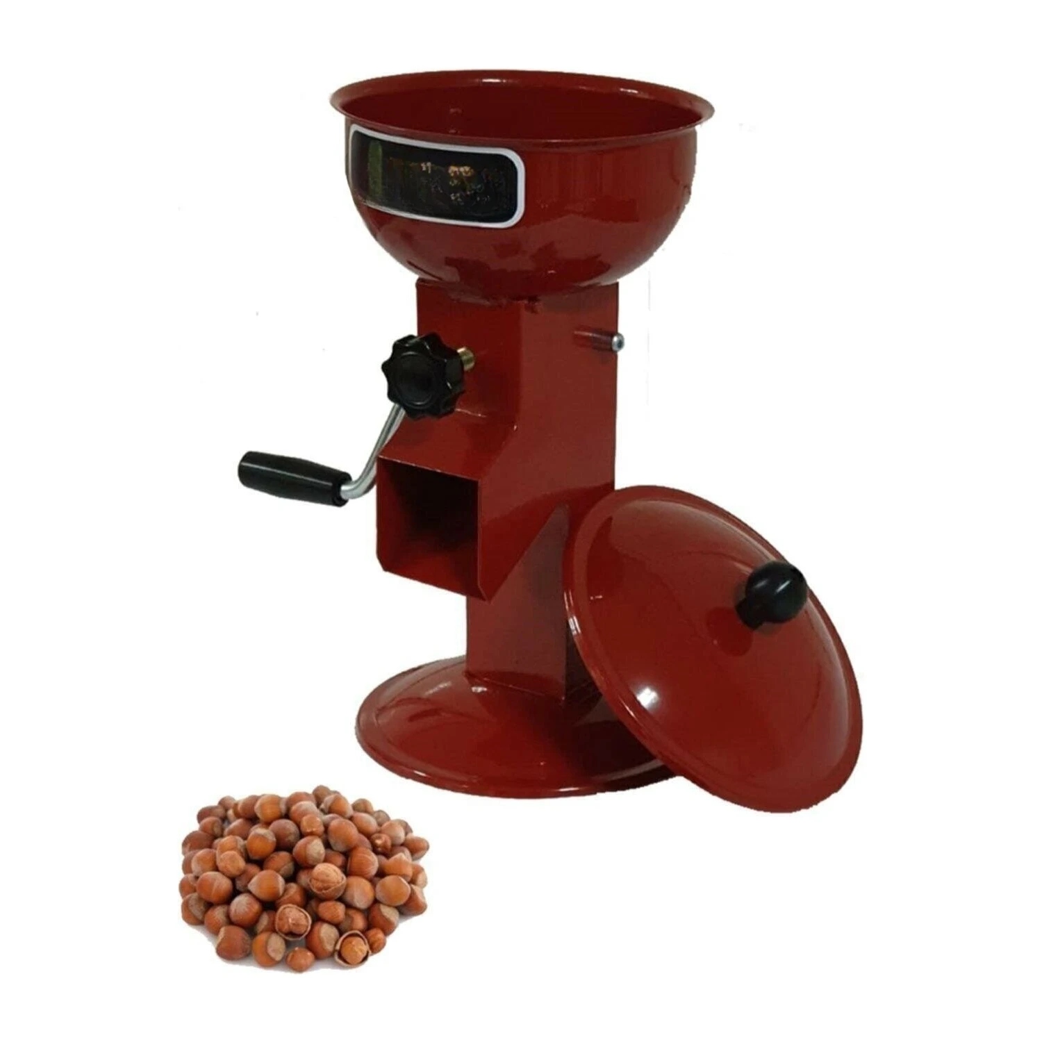 Hand Crank Nutcracker Easy Use Nuts Walnut Hazelnut Almond Olive Apricot Kernel Crushing With Size Adjustment Cracking Machine