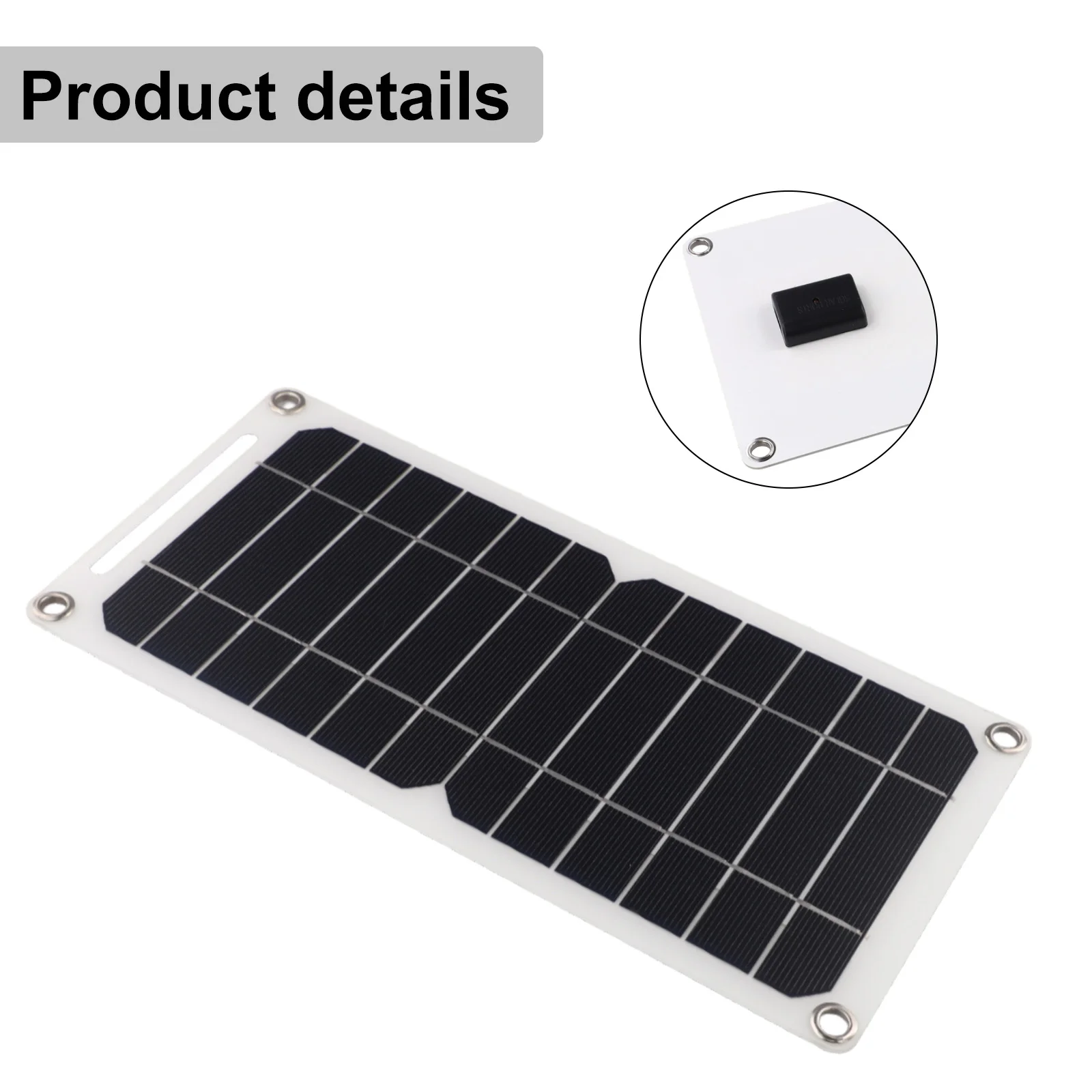 Panneau solaire portable, 30W, 5V, solution parfaite pour chargement mobile, pour voitures, compatible avec divers revienumériques