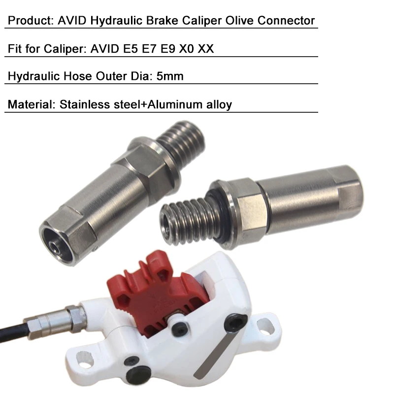 Bicycle Hydraulic Hose Adapter AVID Olive Connector Bike Oil Disc Brake Caliper Banjo for E5 ER XX X0 Bike Brake Repair Parts