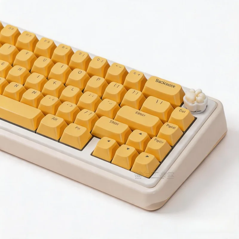 

Little Pudding Theme Keycaps Set Customized PBT Sublimation OEM Profile Keyboard Cap for Gaming Mechanical Keyboard Accessories