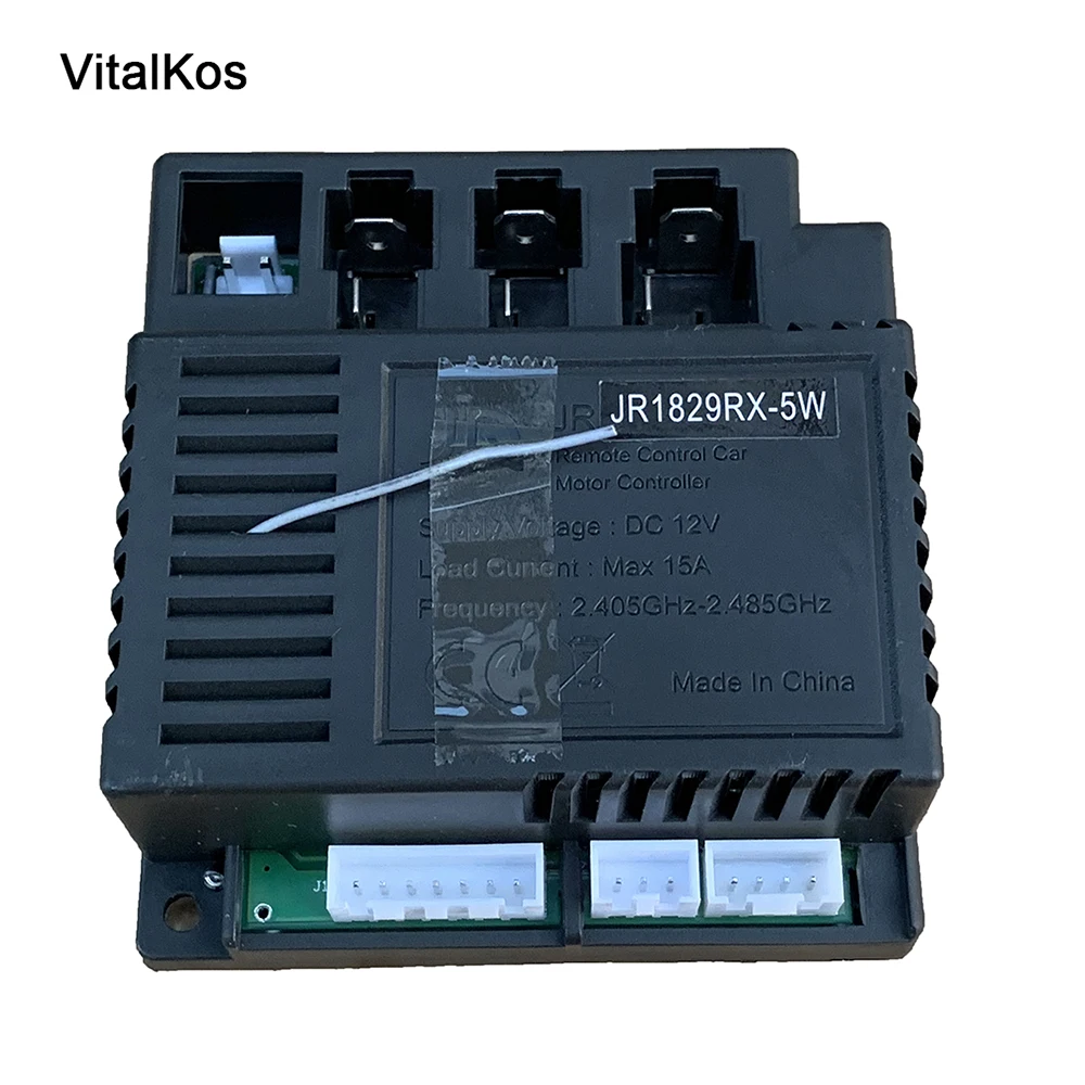 VitalKos-mando a distancia y receptor de coche eléctrico para niños, JR1829RX-5W, 12V, opcional, Bluetooth, piezas de repuesto