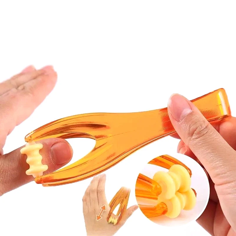 Finger Joint Acupoint Massager Rollers Handheld Hand Acupuncture Points Massager Relieve Finger Fatigue Arthritis Massage Tool