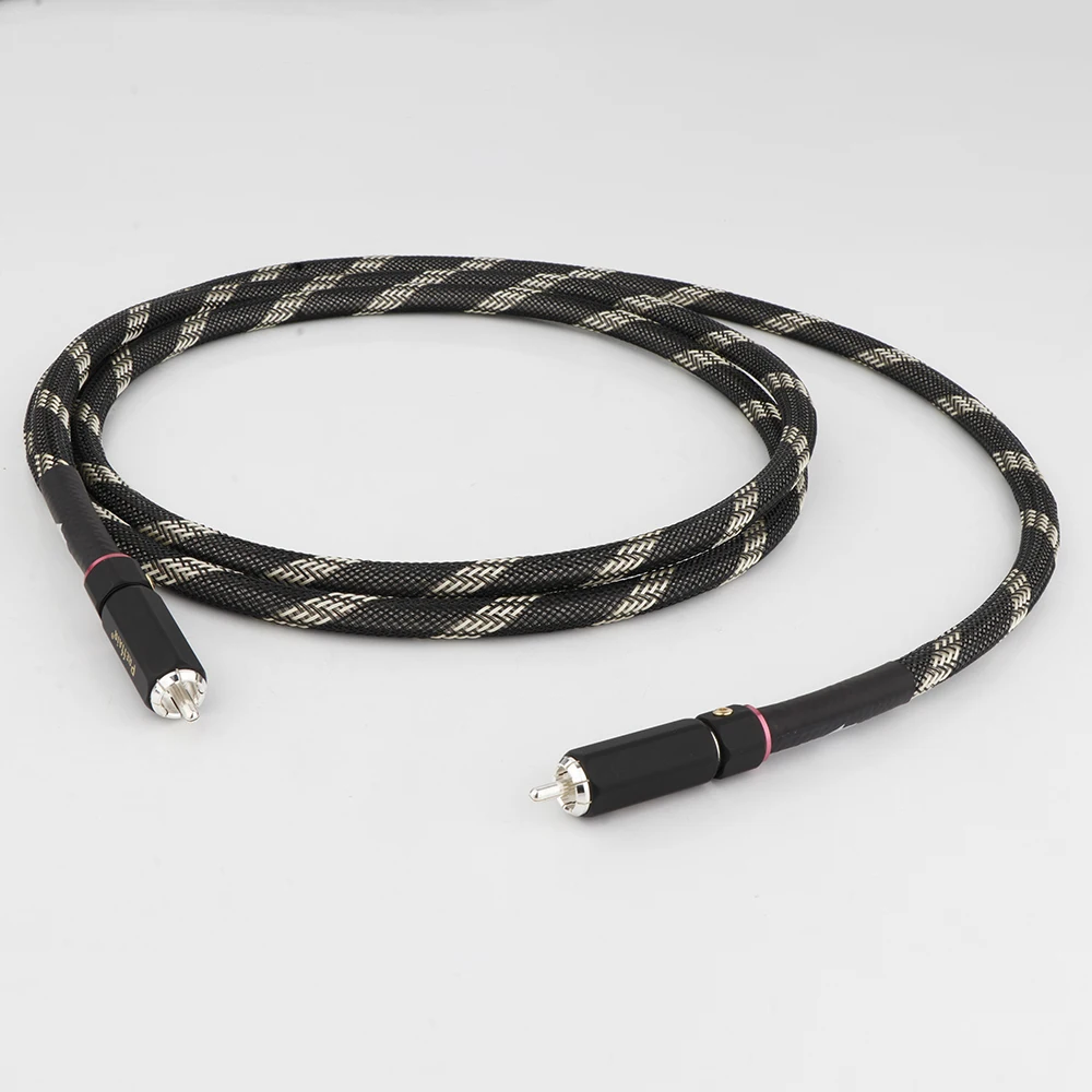 Hi End XLO HT4 Silver-plate RCA Coaxial Digital Audio Cable RCA to RCA Signal Cable Fever Audio AES/EBU Cable