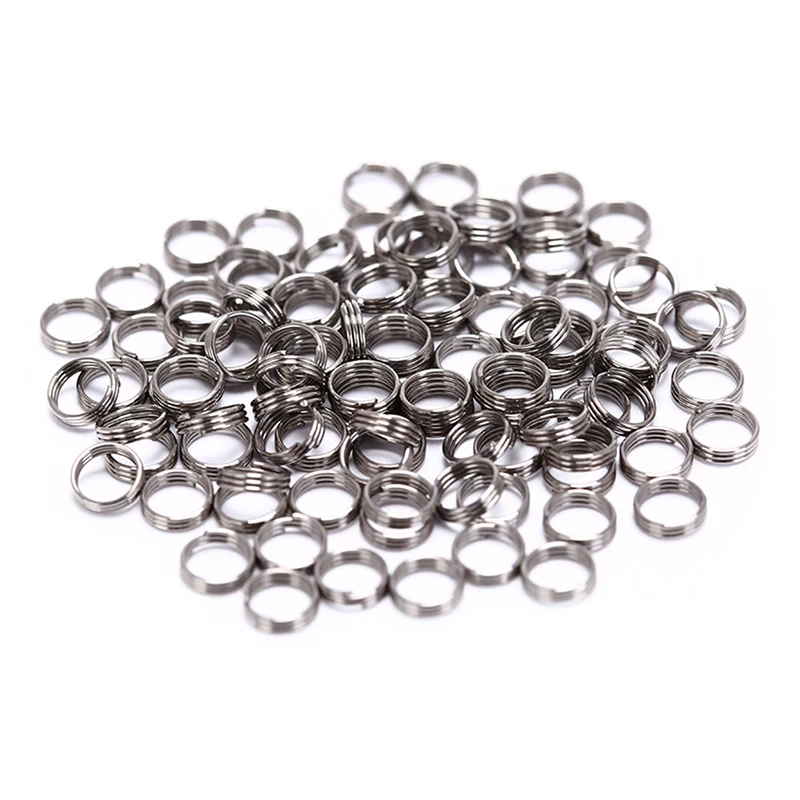 100Pcs/lot Professional Silver Dart Shaft Stainless Steel Rings for Darts Shaft