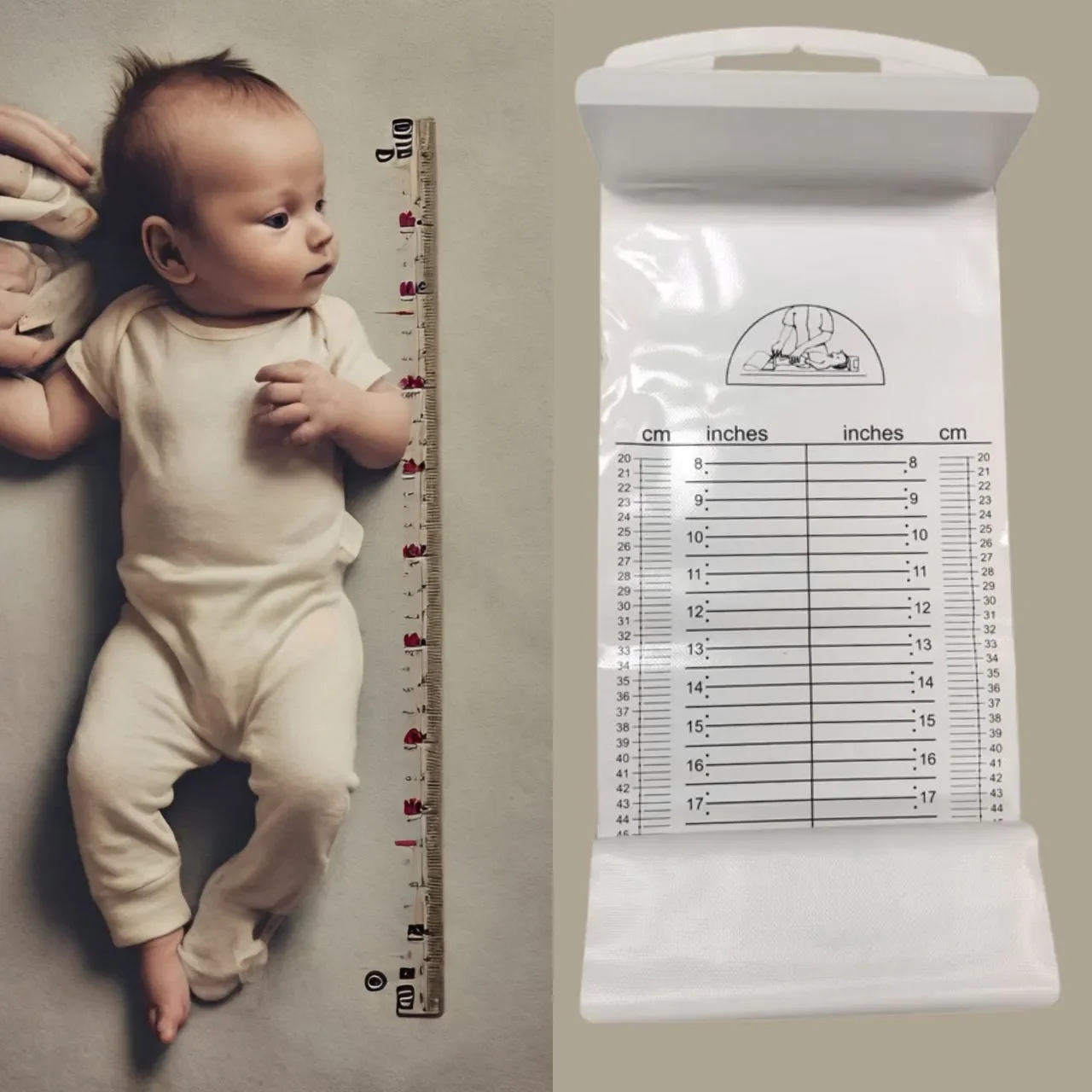 Ultrassist Baby Infantometer Height Ruler Measuring Mat