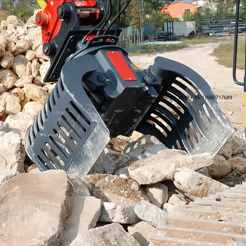 CE Hydraulic Demolition Sorting Excavator Gripper Sorting Grappler Stone Grapple