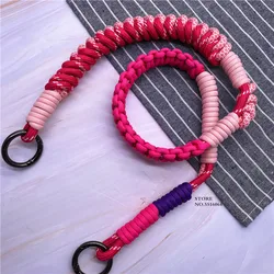 Handmade Knitting Phone Case Rope 7, 8 & Plus, X, XR, XS 11 12 Pro Max Hand-woven Cotton Rope Key Ring Lanyard Ornaments Straps