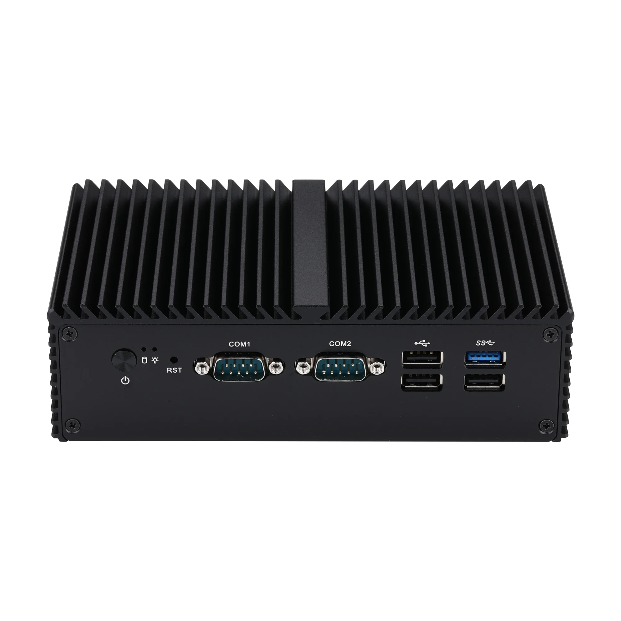 ViVaSQotom N305 X7425E Industrial Mini PC 6 COM Serial Port RS232 RS485 Fanless Embedded Barebone Rugged Desktop Computer