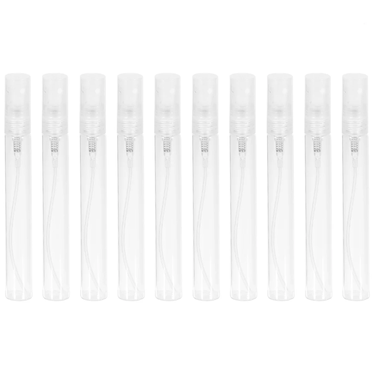 

10Pcs Portable Empty Glass Perfume Bottles Fine Mist Sprayer Set Durable Lightweight for Travel and Use