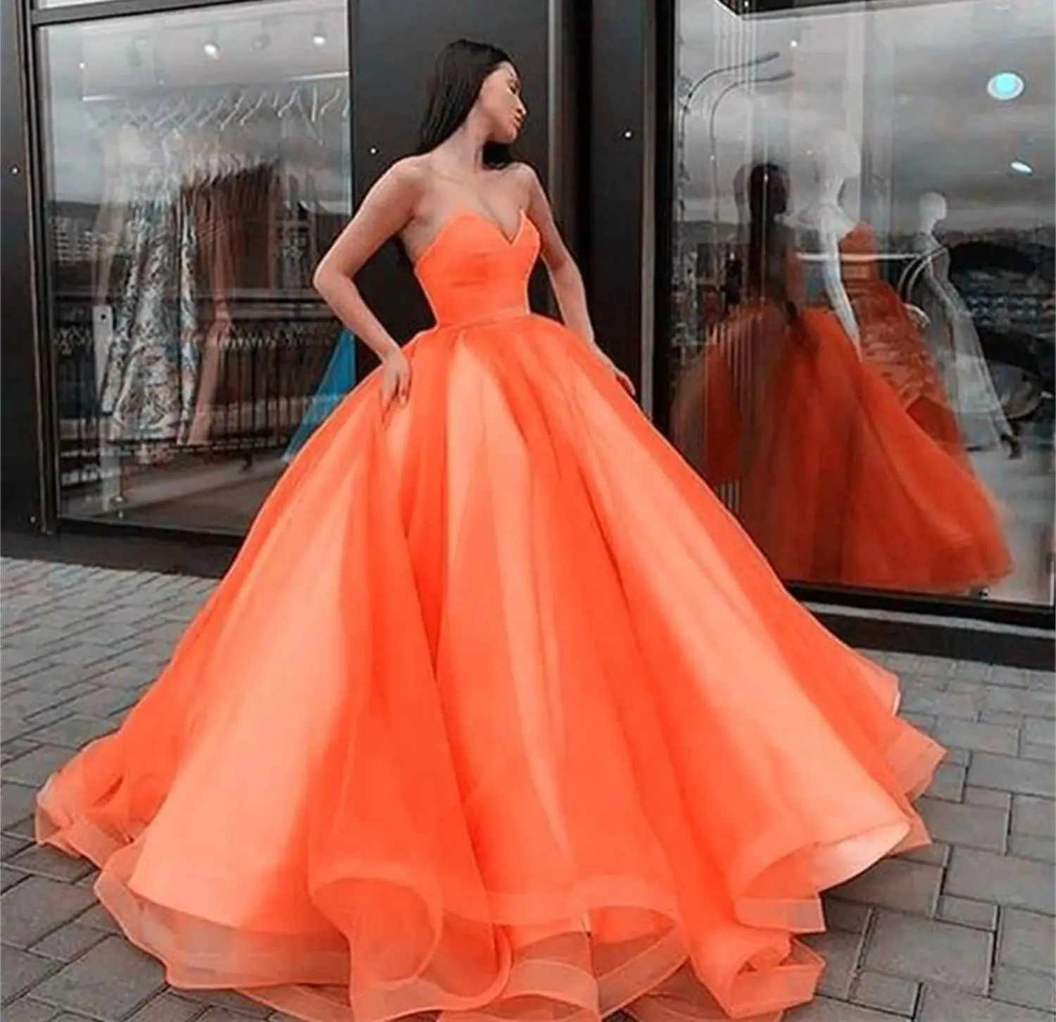 Coming of Age Ceremony Elegant Party Dresses for Women 2024 Fluffy Line A Long Dress Party Evening Elegant Luxury Celebrity Prom