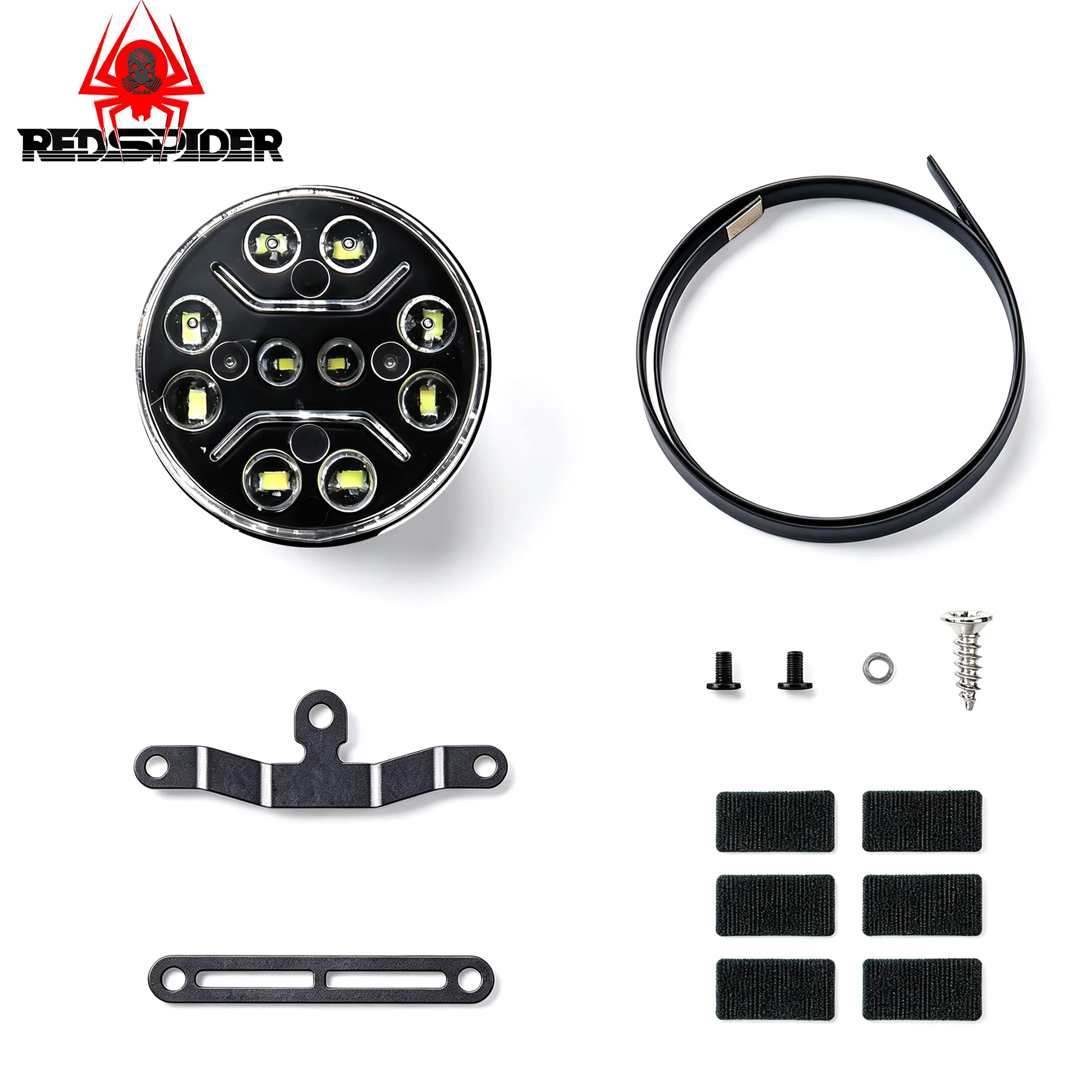 RC LED Lights Roof Light Bar Tail Light Kit for 1/10 RC Crawler Upgrades Parts view 4