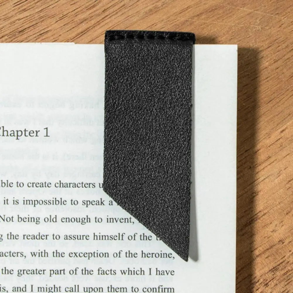 Book Corner Protector Handmade Faux Leather Bookmarks Durable Waterproof Decorative Labels for Notepads Books