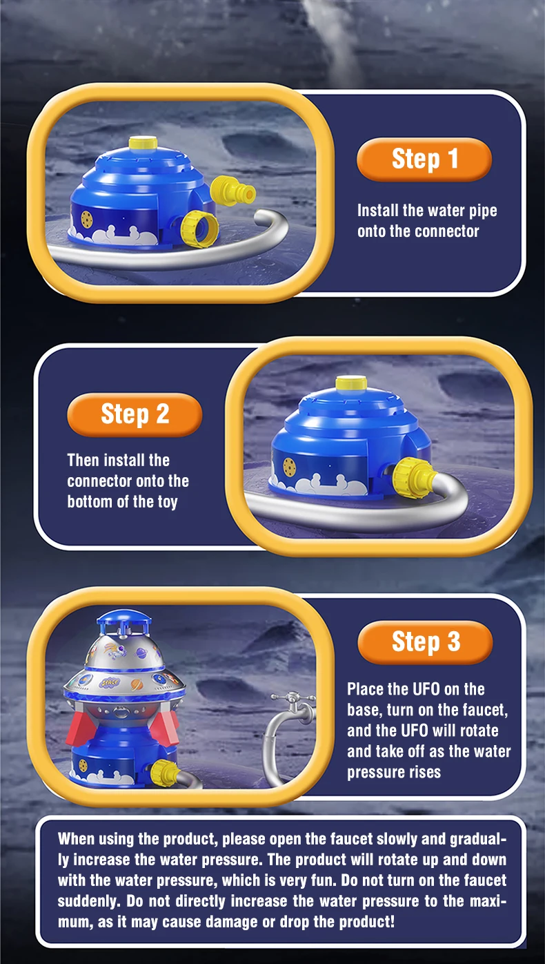 Lanzador de agua a presión infantil para jardín y exterior - imagen 5