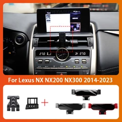 Car Mobile Phone Holder For Lexus NX NX200 NX300 2014-2023  360 Degree Rotating GPS Special Mount Support Bracket Accessories