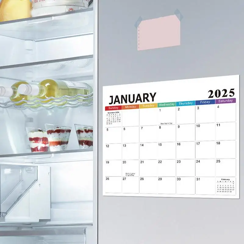 Grote Magnetische Kalender Grote Klaslokaal Magneet Engelse Kalender Magnetische Maandelijkse Kalender Met Lege Blokken Eenvoudig Planning Vierkant