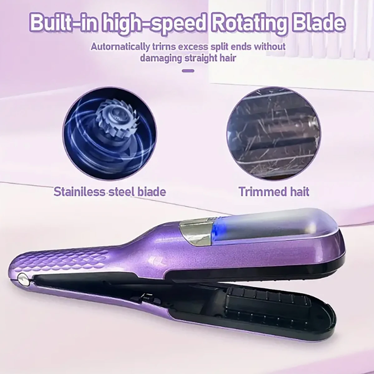 1PC Professional Split End Trimmer - Hair Splitter for Damaged Hair Care, Smooth and Comfortable Hair Solution