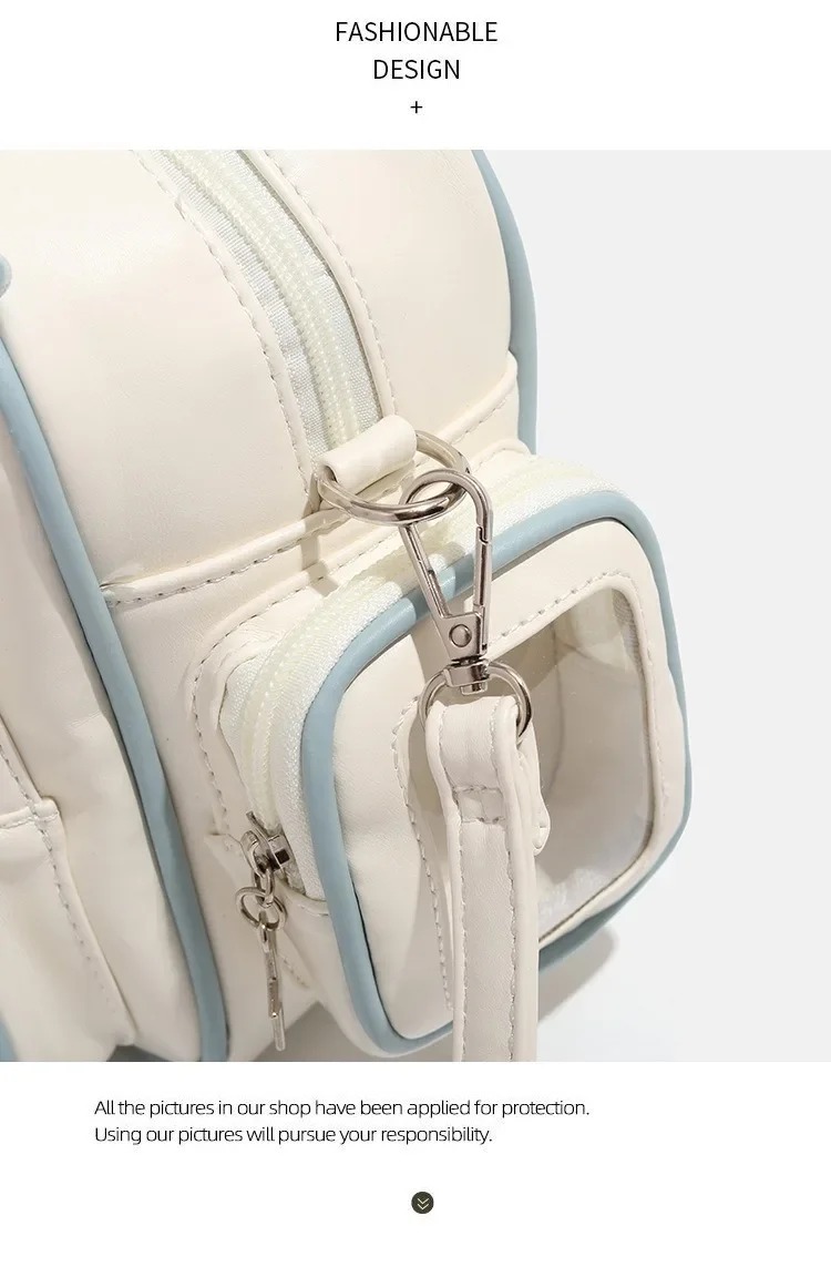 Y2K Millennium Spice Girl Großraumige Cat Pain Tasche, Fünffarbig, Vielseitig, 2026 Neu, Bar Grain, Vielseitige Einzel-Schulter-Umhängetasche – Detail 6
