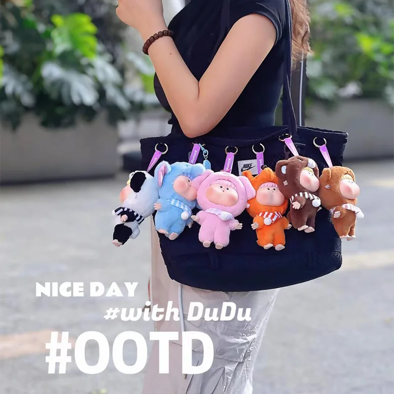 DUDU Zoo Series Plush Blind Box Bag Decoration Pendant Tide Play Anime Figure Mystery Box Cute Doll Surprise Birthday Gift Toys