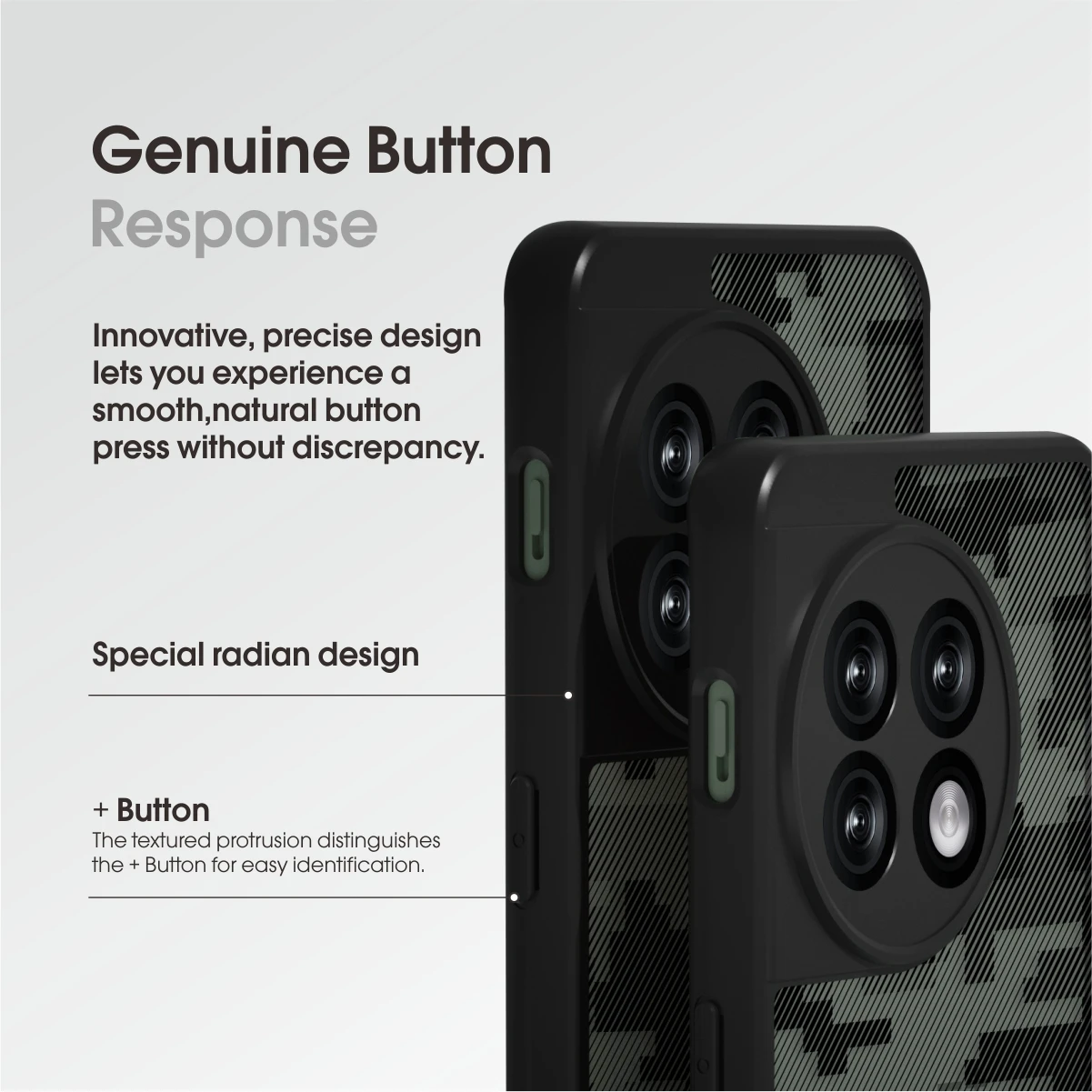 for OnePlus 11 Case [Camouflage Design] PC Hard Back + TPU Frame, Shockproof Anti-Fingerprint Protective Cover, Military-Grade D